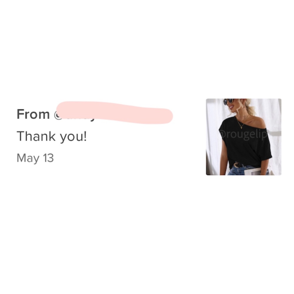 Boat Neck Batwing Sleeve Light Pink Tee Shirt Short Sleeve - Picture 8 of 8